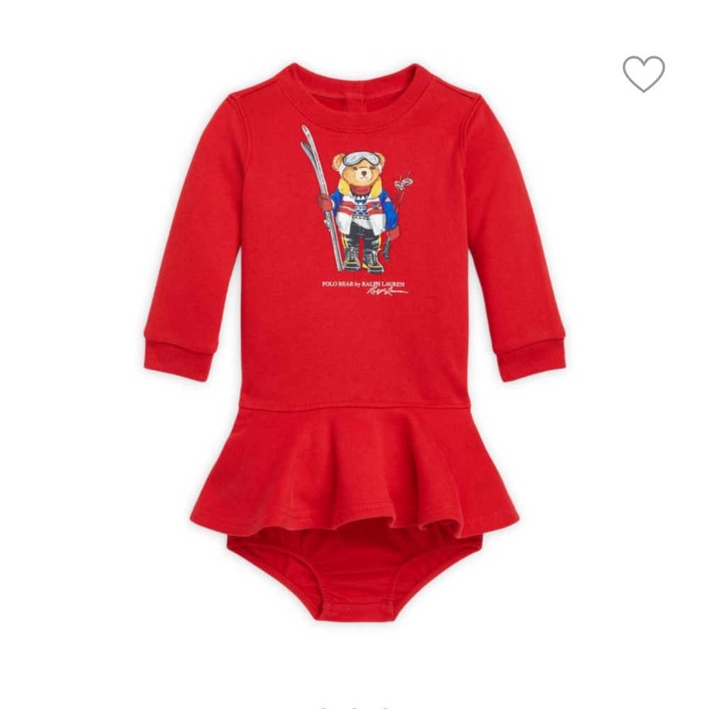 Worn once. Ralph Lauren baby dress